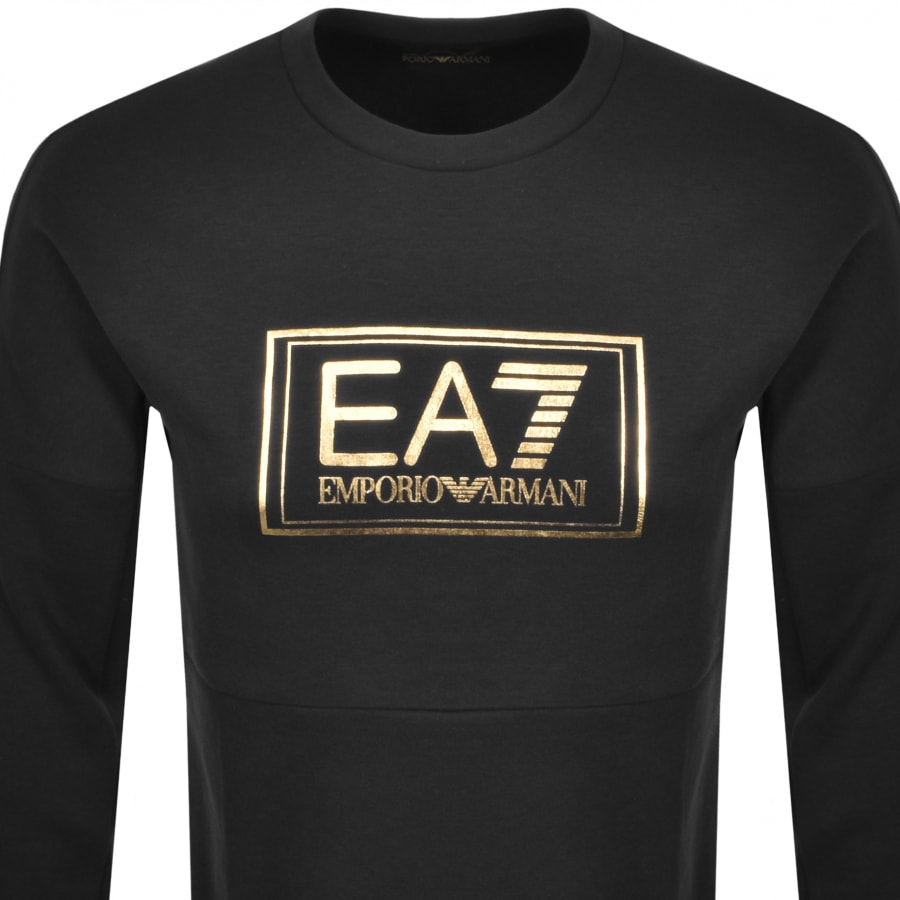 Alternative Image for ProductEA7 Emporio Armani Logo Sweatshirt Black2